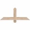 Ekena Millwork Eugene Smooth Timber Gable Bracket, Douglas Fir, 36"W x 15"H x 1 1/2"D x 3 1/2"F, 10/12 Pitch GBW036X15X0204EUG00SDF - alternate 1